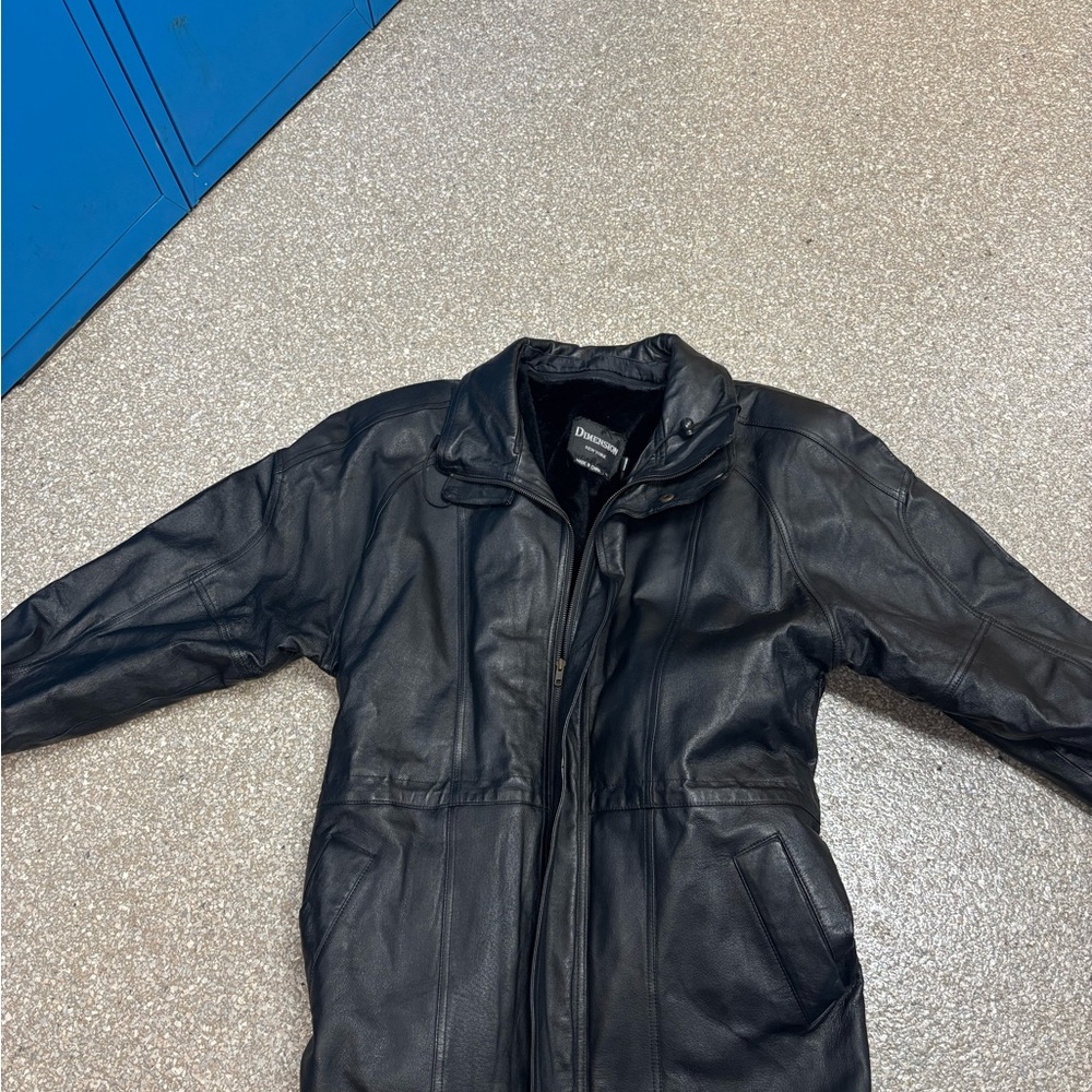 Dimension New York leather jacket